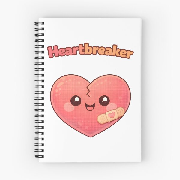 Item preview, Heartbreaker Cute Kawaii Broken Heart Design. designed and sold by The-T-In-Retro.