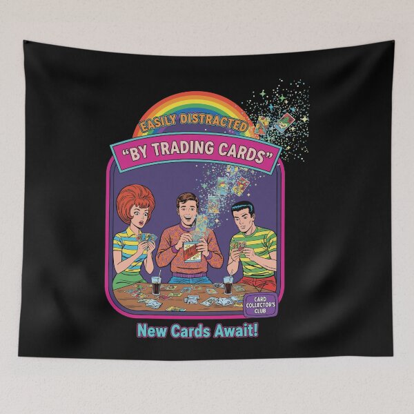 Item preview, Easily Distracted By Trading Cards New Cards Await designed and sold by LuminOrb.