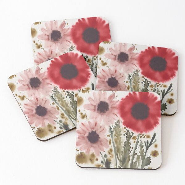 Item preview, Poppy and Blush Blooms designed and sold by trajeado14.