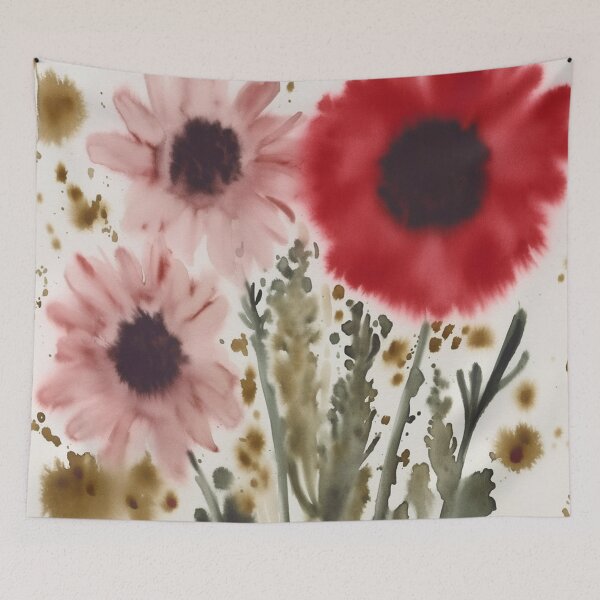 Item preview, Poppy and Blush Blooms designed and sold by trajeado14.