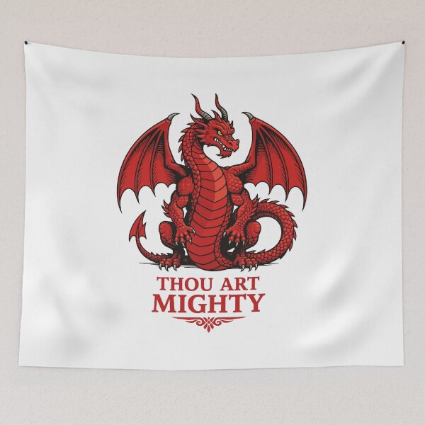 Item preview, Thou Art Mighty Match Day Motif designed and sold by taiche.