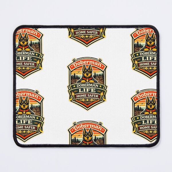 Item preview, Doberman Made Home Safer Proud Doberman Gift designed and sold by WildVista.