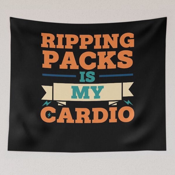 Item preview, Ripping Packs Is My Cardio Trading Card Collector designed and sold by LuminOrb.