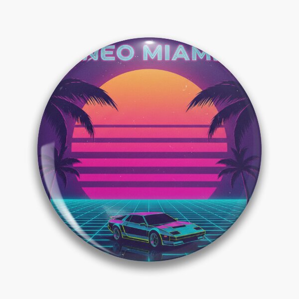 Item preview, Neon Horizon: Miami Nights designed and sold by ZisanArts.
