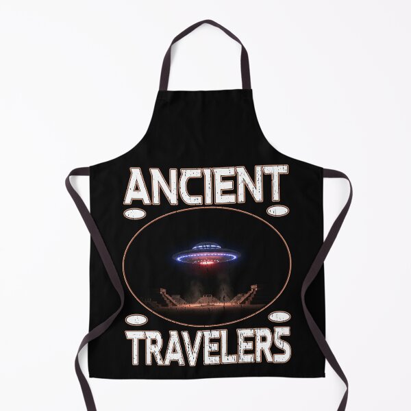 Item preview, Ancient Travelers - UFO Alien Spaceship Hovering Over Ancient Landscape Cosmic Sci-Fi designed and sold by Jt41.