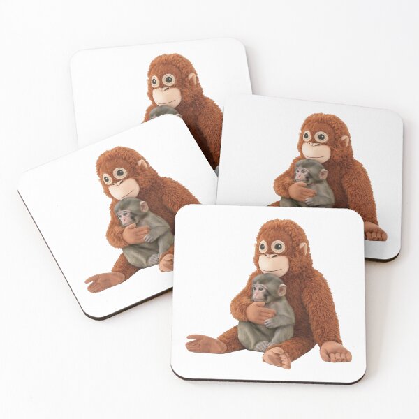 Item preview, "Punch" the Abandoned Baby Monkey designed and sold by brkvdesign.