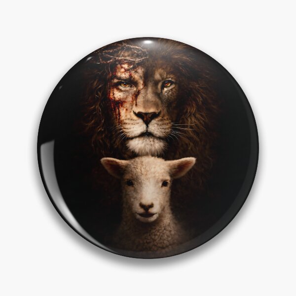 Item preview, Lion and the Lamb  designed and sold by GoldenSBeliever.