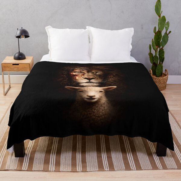 Item preview, Lion and the Lamb  designed and sold by GoldenSBeliever.