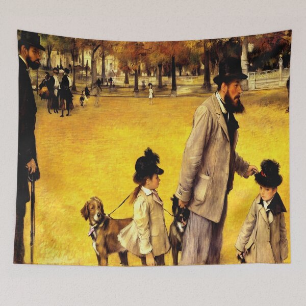 Item preview, Place de la Concorde - Viscount Lepic and His Daughters Amidst the Bustle of Parisian Life  designed and sold by artdesignsnow.