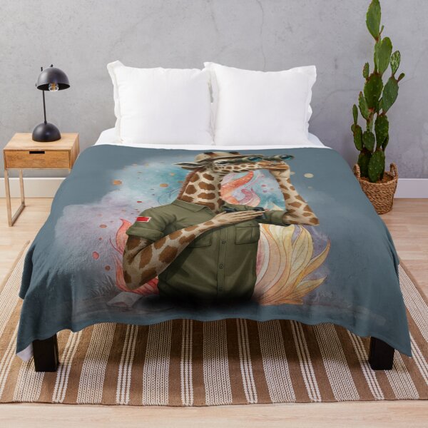 Item preview, Safari Giraffe Explorer – Whimsical Adventure Art designed and sold by ChenEngEng.