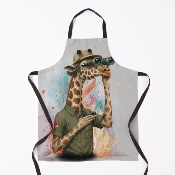 Item preview, Safari Giraffe Explorer – Whimsical Adventure Art designed and sold by ChenEngEng.