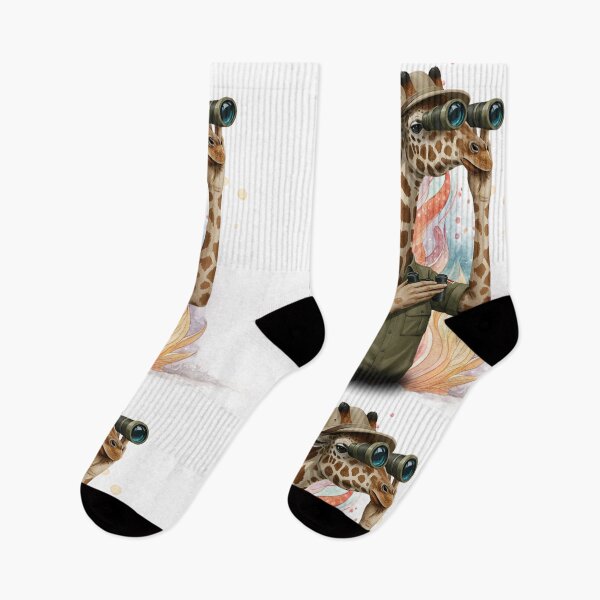 Item preview, Safari Giraffe Explorer – Whimsical Adventure Art designed and sold by ChenEngEng.