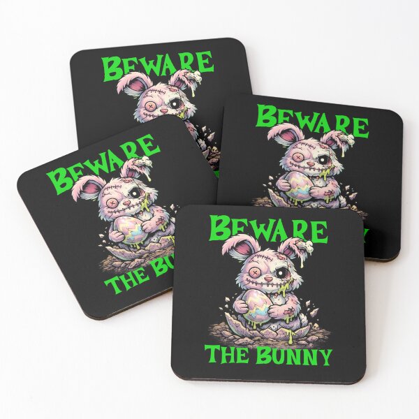 Item preview, Beware The Bunny – Horror Easter Zombie Bunny Creepy Easter Rabbit Design designed and sold by RomeoSketches.