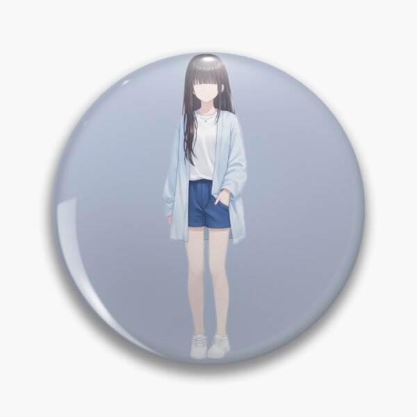 Item preview, Aesthetic Anime Girl in Casual Summer Outfit designed and sold by HedayatDesign.