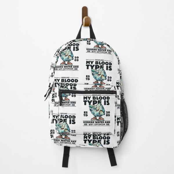 Item preview, Greenland : my blood type is iceberg water and wifi optimism designed and sold by Peerless-Prime.