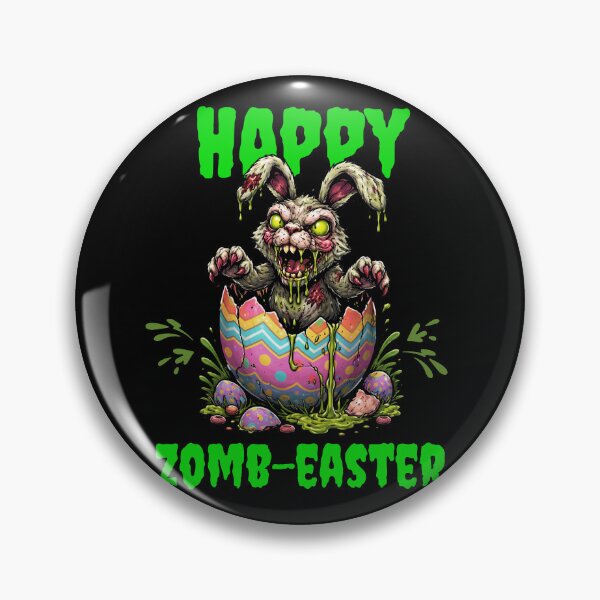 Item preview, Happy Zomb-Easter – Zombie Bunny Horror Easter Graphic Creepy Easter Bunny Design designed and sold by RomeoSketches.