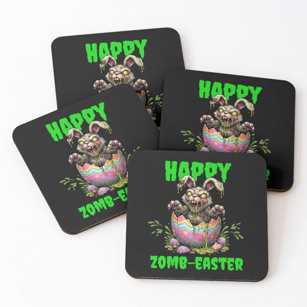 Item preview, Happy Zomb-Easter – Zombie Bunny Horror Easter Graphic Creepy Easter Bunny Design designed and sold by RomeoSketches.