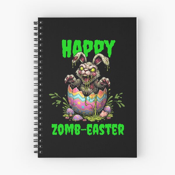 Item preview, Happy Zomb-Easter – Zombie Bunny Horror Easter Graphic Creepy Easter Bunny Design designed and sold by RomeoSketches.