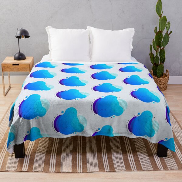 Item preview, Purple and Blue Geometric Art designed and sold by CharlottePlaceArt.