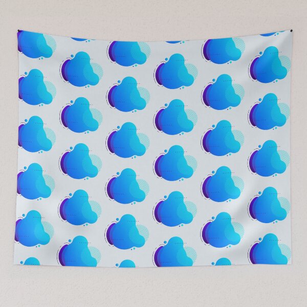 Item preview, Purple and Blue Geometric Art designed and sold by CharlottePlaceArt.
