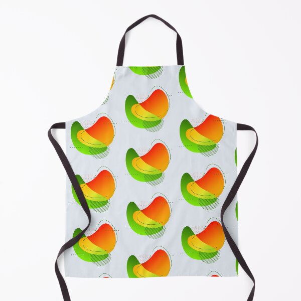 Item preview, Orange and Green Geometric Art designed and sold by CharlottePlaceArt.