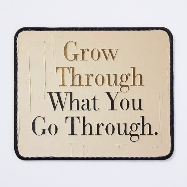 Item preview, Grow Through What You Go Through Quote designed and sold by ShopValueBiz.