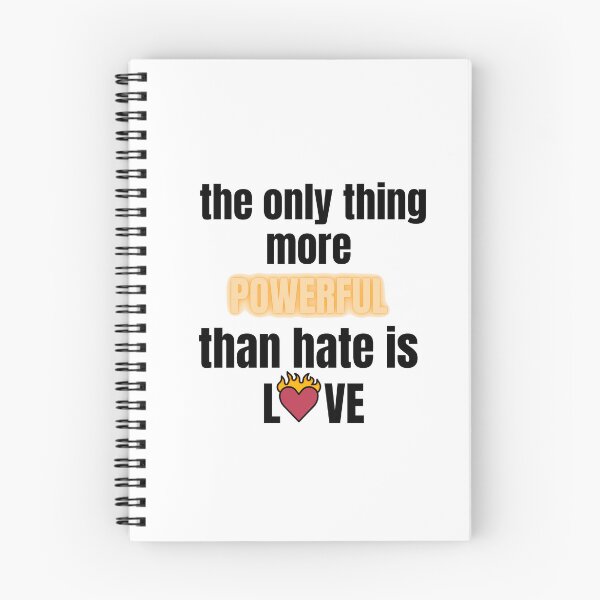 Item preview, The Only Thing More Powerful Than Hate Is Love Cute Gift For Good People designed and sold by AGreetee.