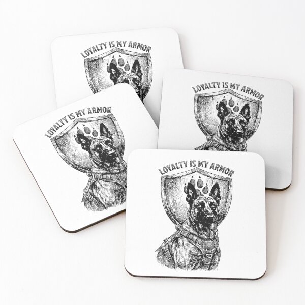 Item preview, K9 Shield - Belgian Malinois Dog designed and sold by bapupa.