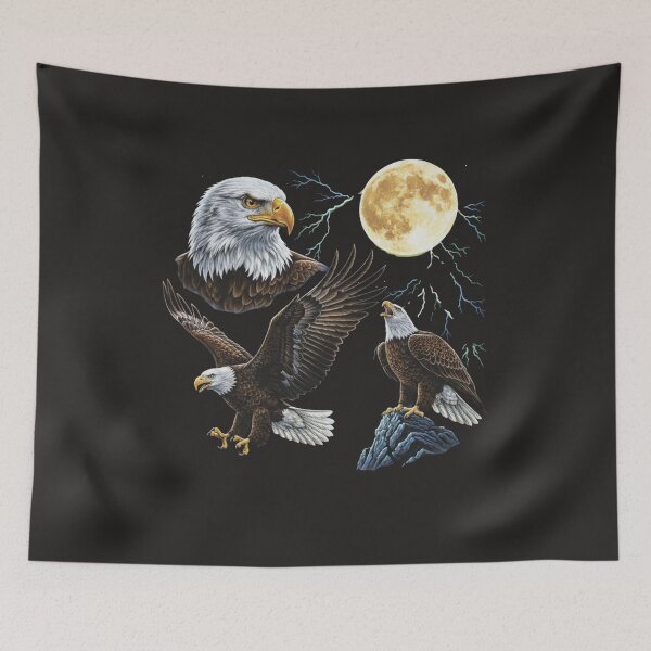 Artikelvorschau, 3 Adler bei Vollmond entworfen und verkauft von Lucasbastie1215.