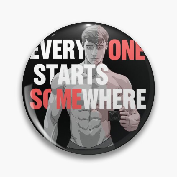 Item preview, David Laid - Everyone Starts Somewhere Fitness Vector designed and sold by Muj1n.