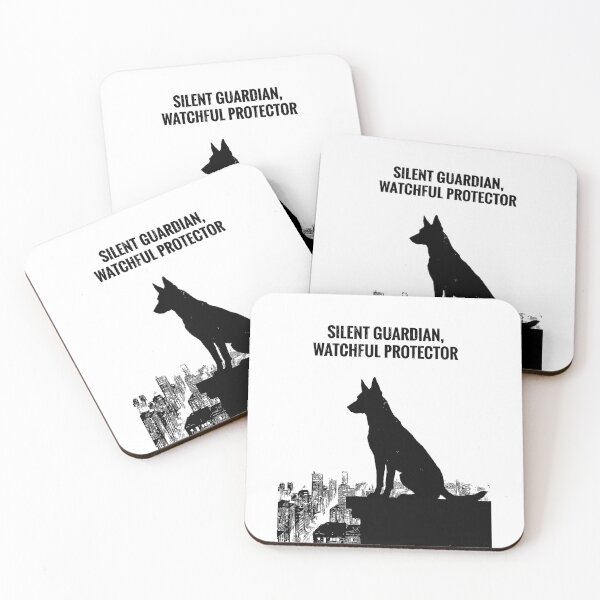 Item preview, Vigilant Shadow - Belgian Malinois Dog designed and sold by bapupa.