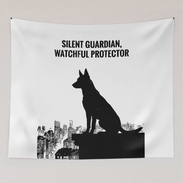 Item preview, Vigilant Shadow - Belgian Malinois Dog designed and sold by bapupa.