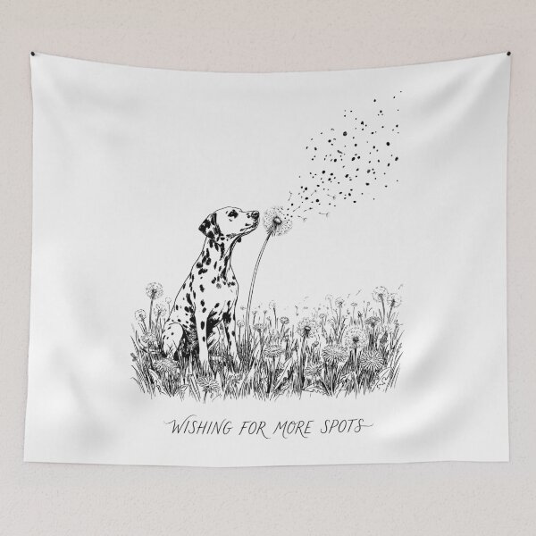 Item preview, Dandelion Wishes - Dalmatian Dog designed and sold by bapupa.