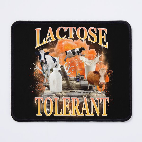 Item preview, Lactose Tolerant Funny Cow Milk Meme Graphic designed and sold by cherrywstore.