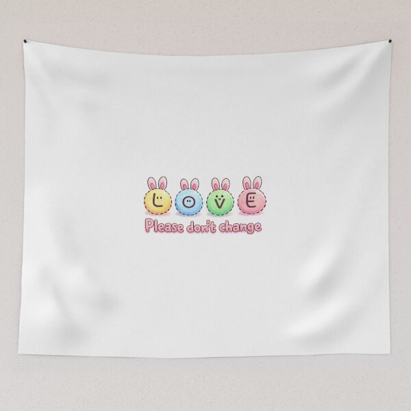 Item preview, Pastel Rabbit Love Typography designed and sold by HedayatDesign.