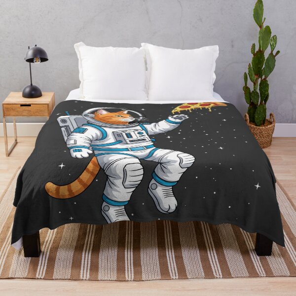 Item preview, Astronaut Cat Space Pizza Mission designed and sold by SillyPawsStudio.