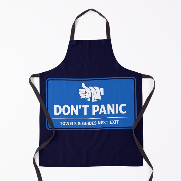 Item preview, Don't Panic Hitchhikers Information Road Sign designed and sold by agearb.