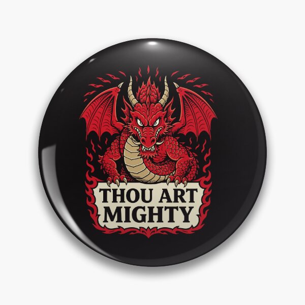 Item preview, Thou Art Mighty Red Dragon Proclamation designed and sold by taiche.