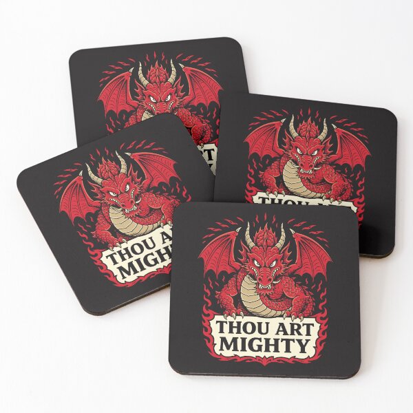 Item preview, Thou Art Mighty Red Dragon Proclamation designed and sold by taiche.