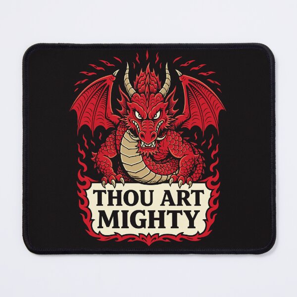 Item preview, Thou Art Mighty Red Dragon Proclamation designed and sold by taiche.