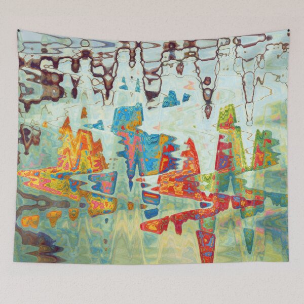 Item preview, Flowing colors, broken shapes designed and sold by Sigtrix.