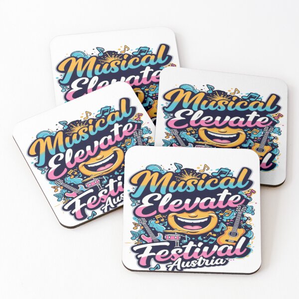 Artikelvorschau, Musical Elevate Festival Austria - Retro Aesthetic Elevate Your Mood entworfen und verkauft von Sushikidsntoddlers.