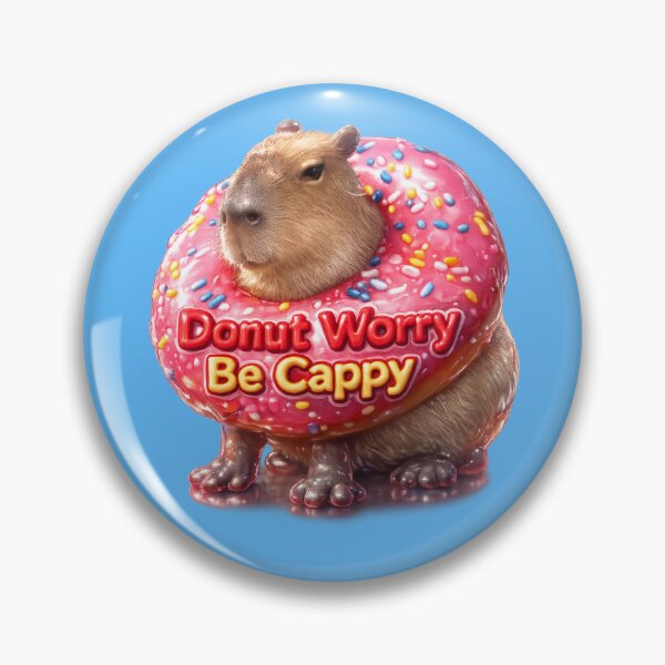 Item preview, Donut Worry Be Cappy- Don't Worry Be Cappy designed and sold by The Art by Rossouw.