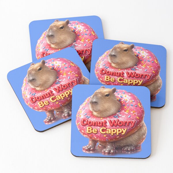 Item preview, Donut Worry Be Cappy- Don't Worry Be Cappy designed and sold by The Art by Rossouw.