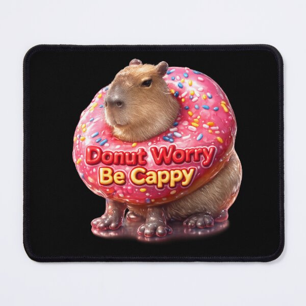 Item preview, Donut Worry Be Cappy- Don't Worry Be Cappy designed and sold by The Art by Rossouw.