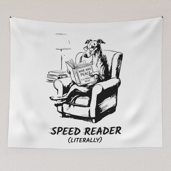 Artikelvorschau, Der Schnellleser – Greyhound entworfen und verkauft von bapupa.