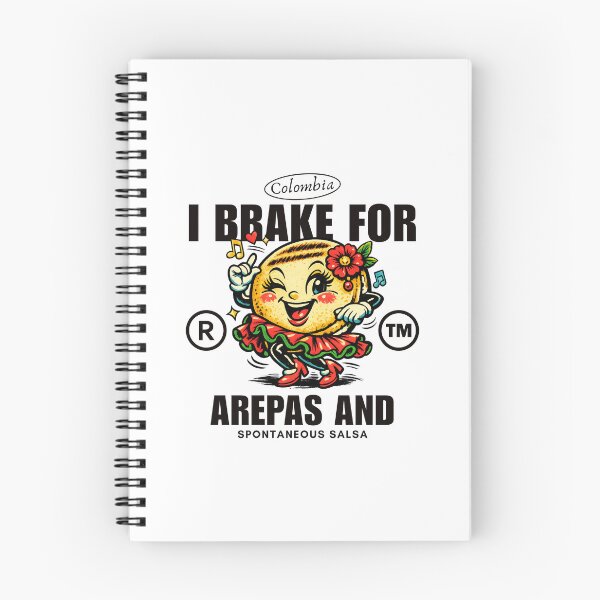 Item preview, Colombia : I brake for arepas and spontaneous salsa designed and sold by Peerless-Prime.