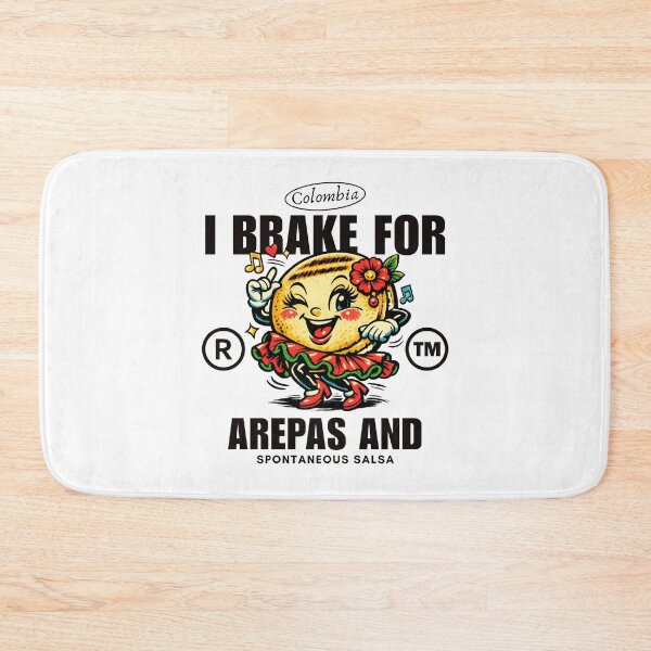 Item preview, Colombia : I brake for arepas and spontaneous salsa designed and sold by Peerless-Prime.