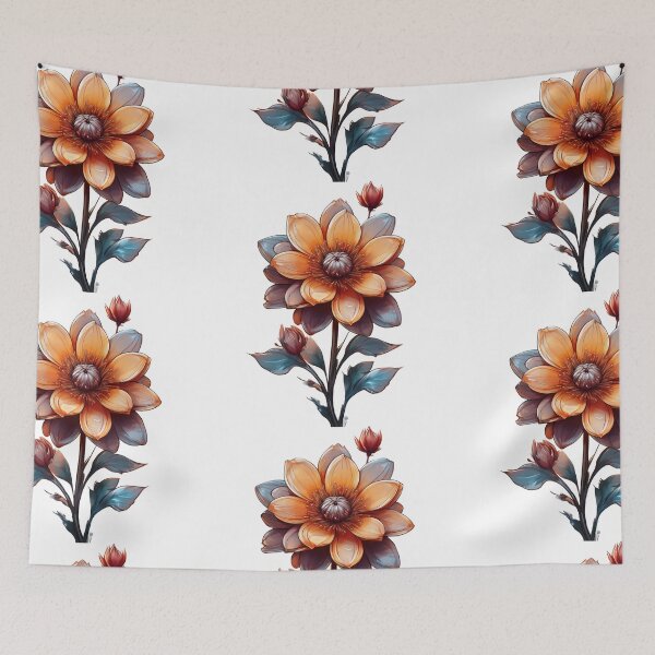 Item preview, Ethereal Autumn Bloom | RS Floral Series Botanical Art designed and sold by RS-Globalist-.