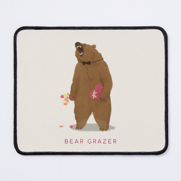 Item preview, Bear Grazer | Grumpy Love Bear designed and sold by Bold & Brewed.